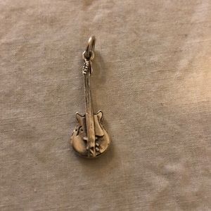 Sterling Silver Guitar Pendant